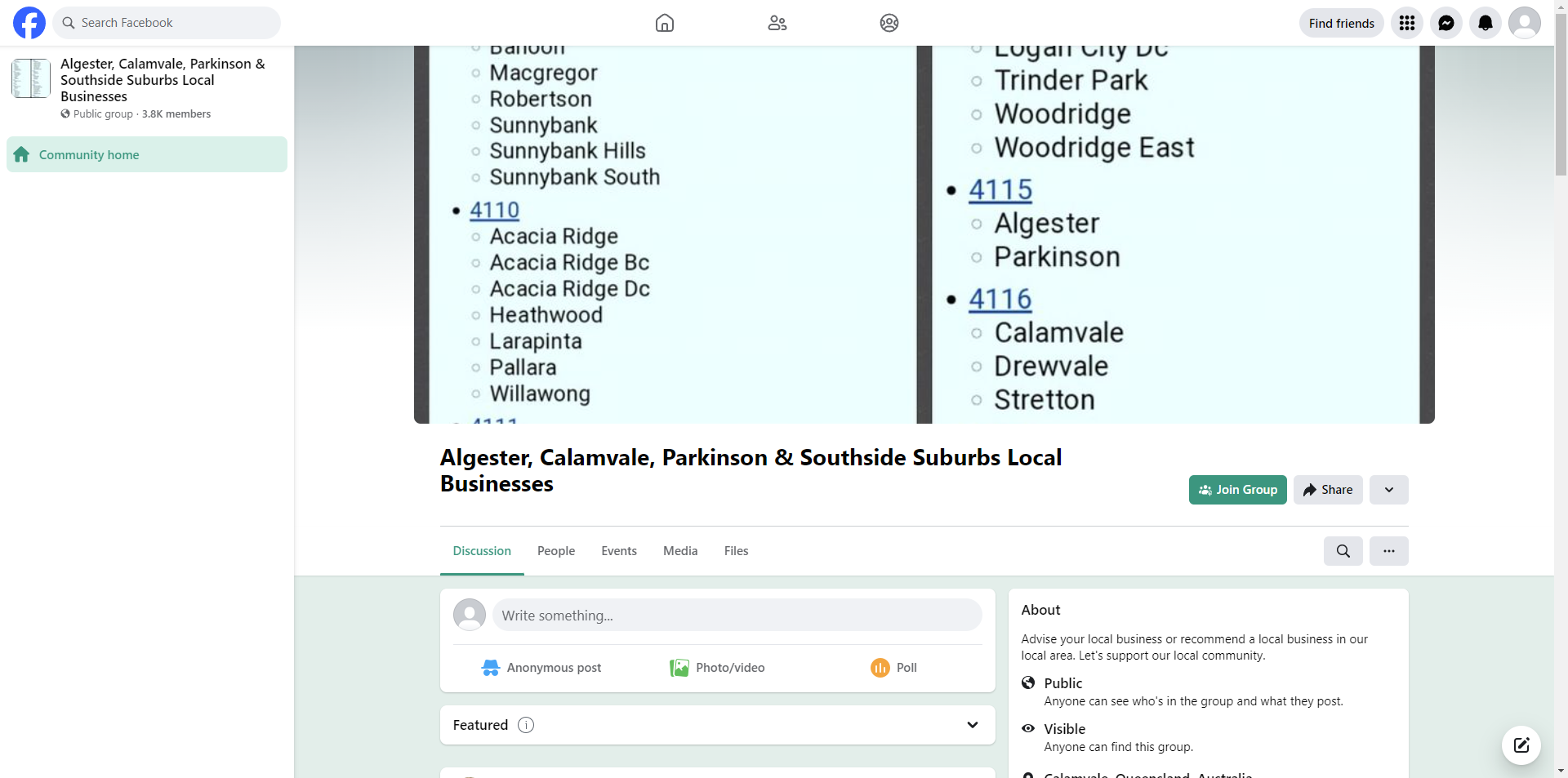 Algester, Calamvale, Parkinson & Southside Suburbs Local Businesses