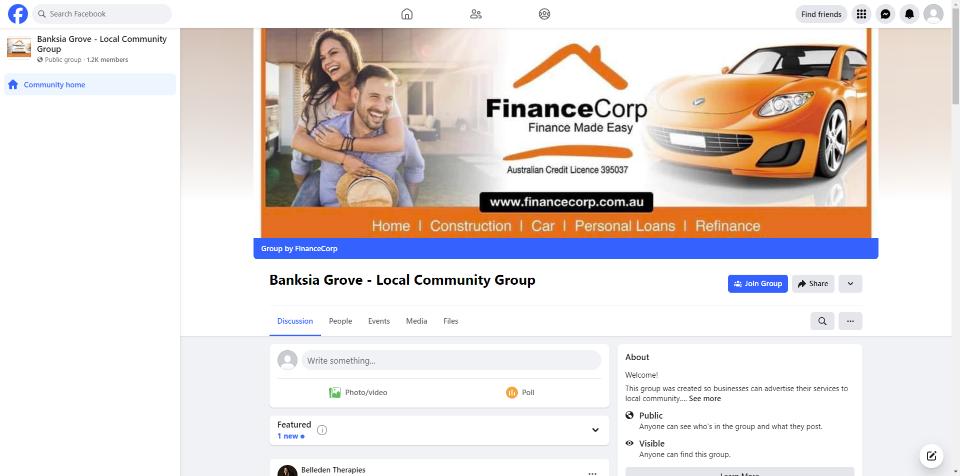 Banksia Grove - Local Community Group