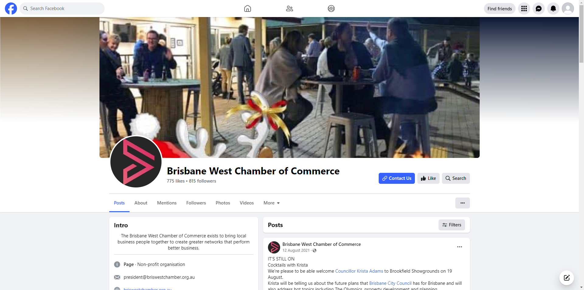 Brisbane West Chamber of Commerce