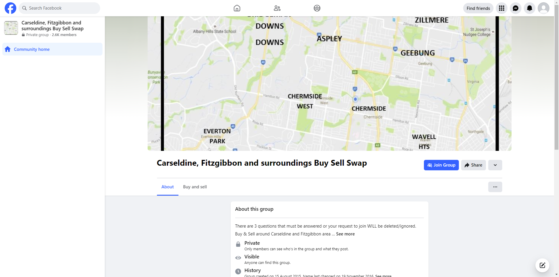 Carseldine, Fitzgibbon and Surroundings Buy Sell Swap