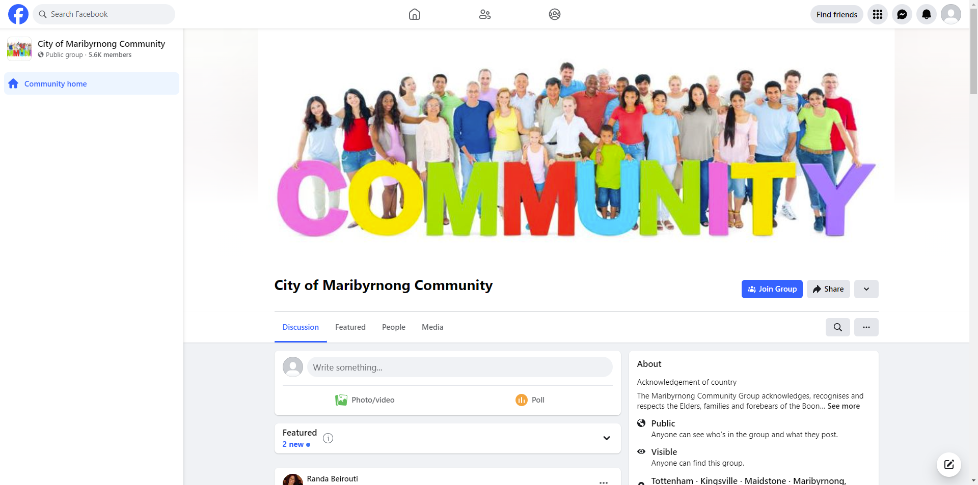 City of Maribyrnong Community