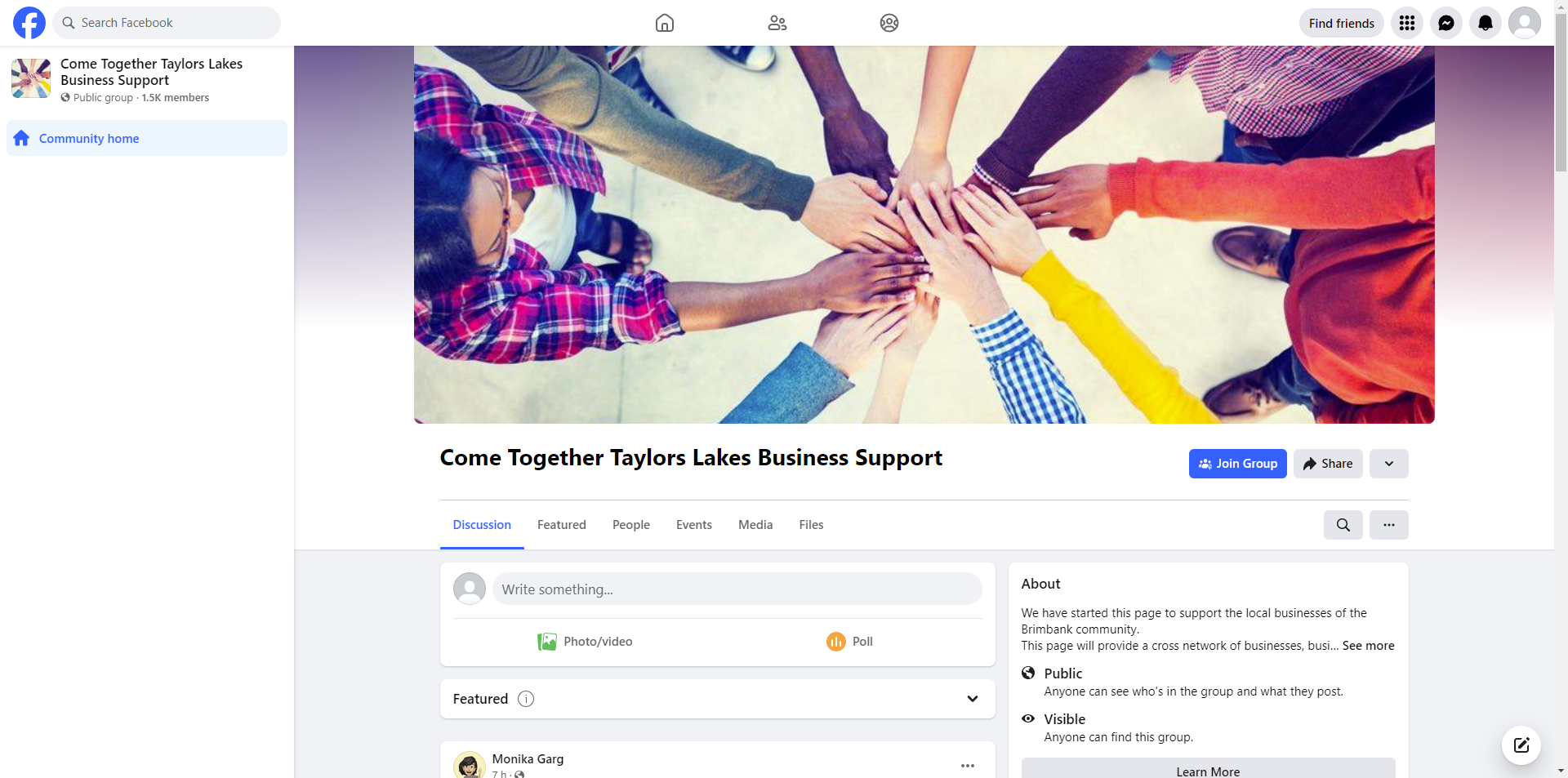 Come Together Taylors Lakes Business Support