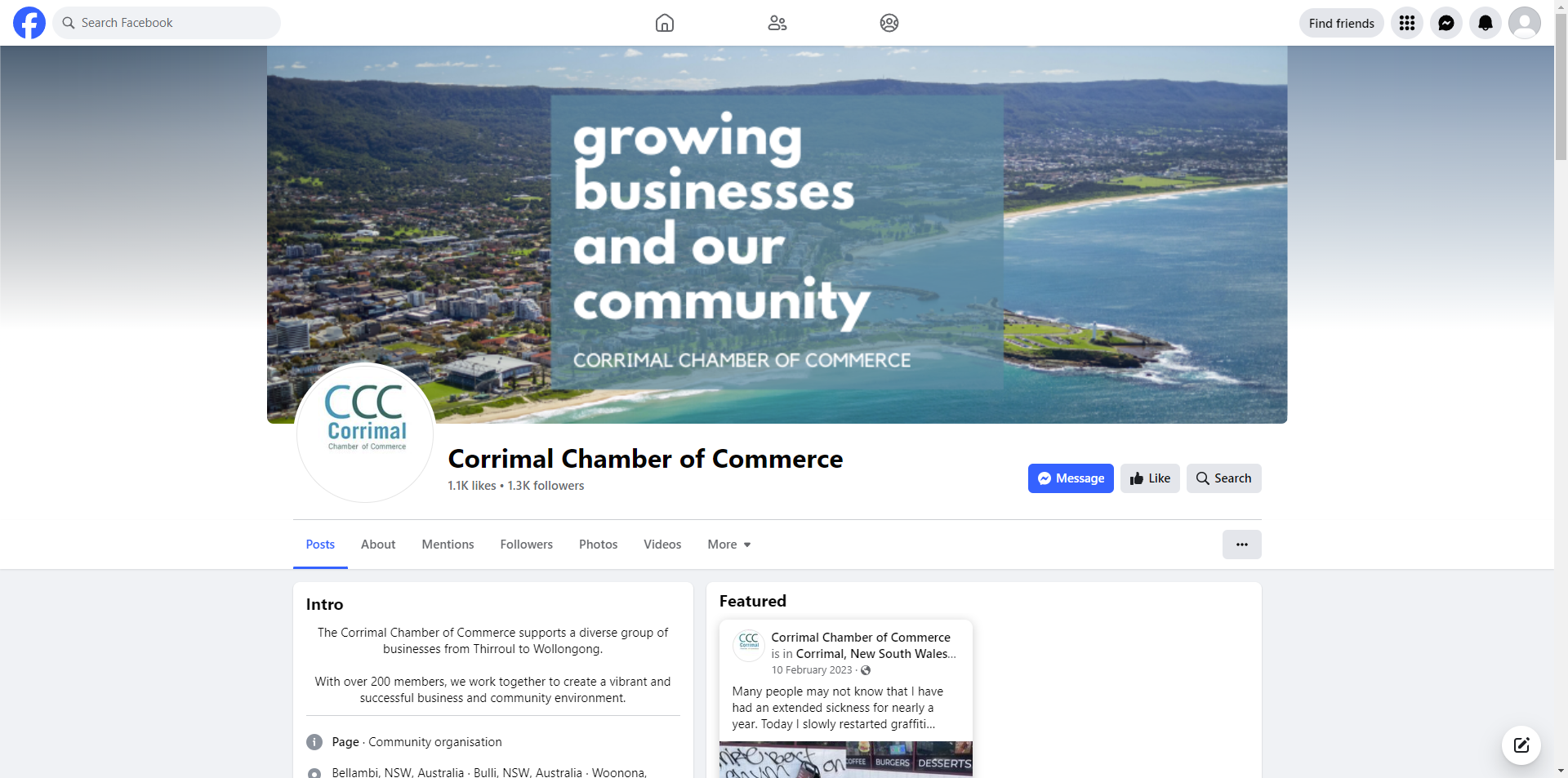 Corrimal Chamber of Commerce