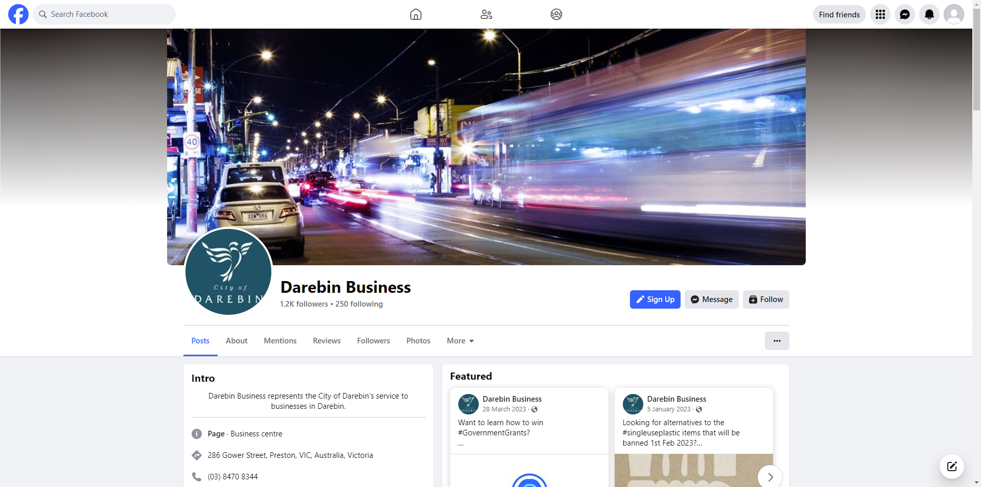 Darebin Business | Melbourne VIC