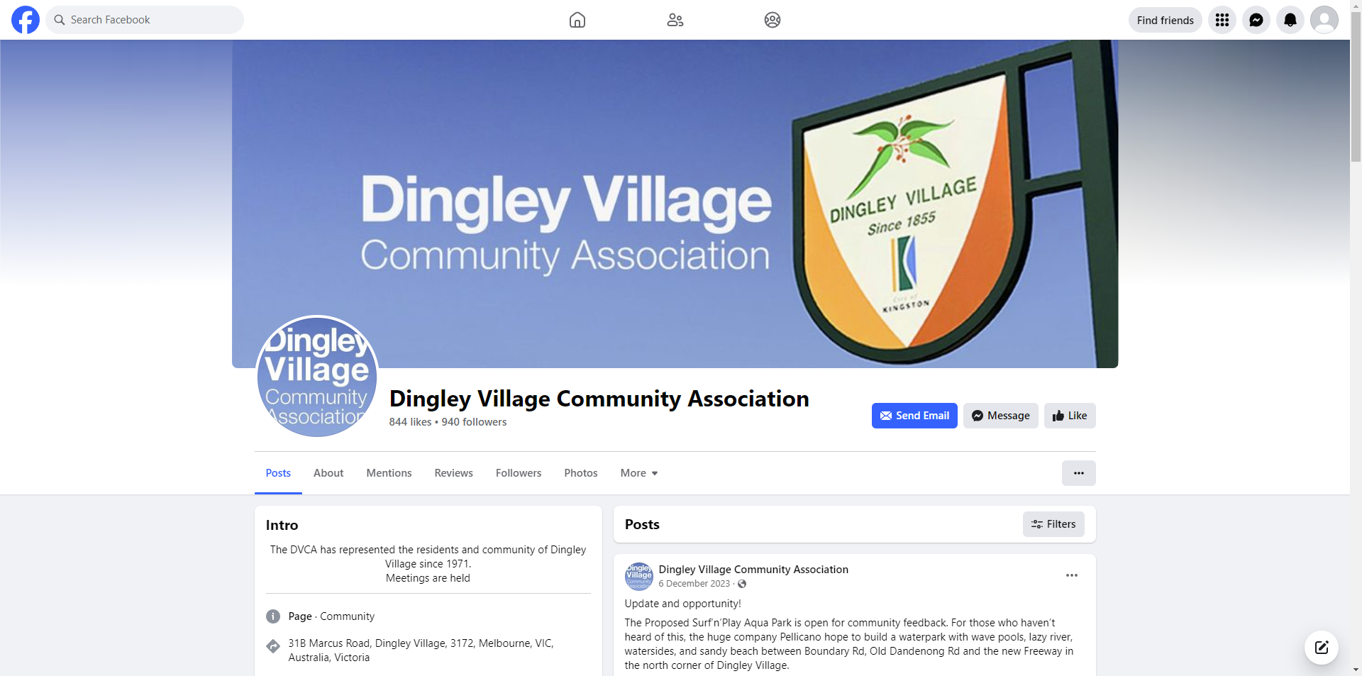 Dingley Village Community Association