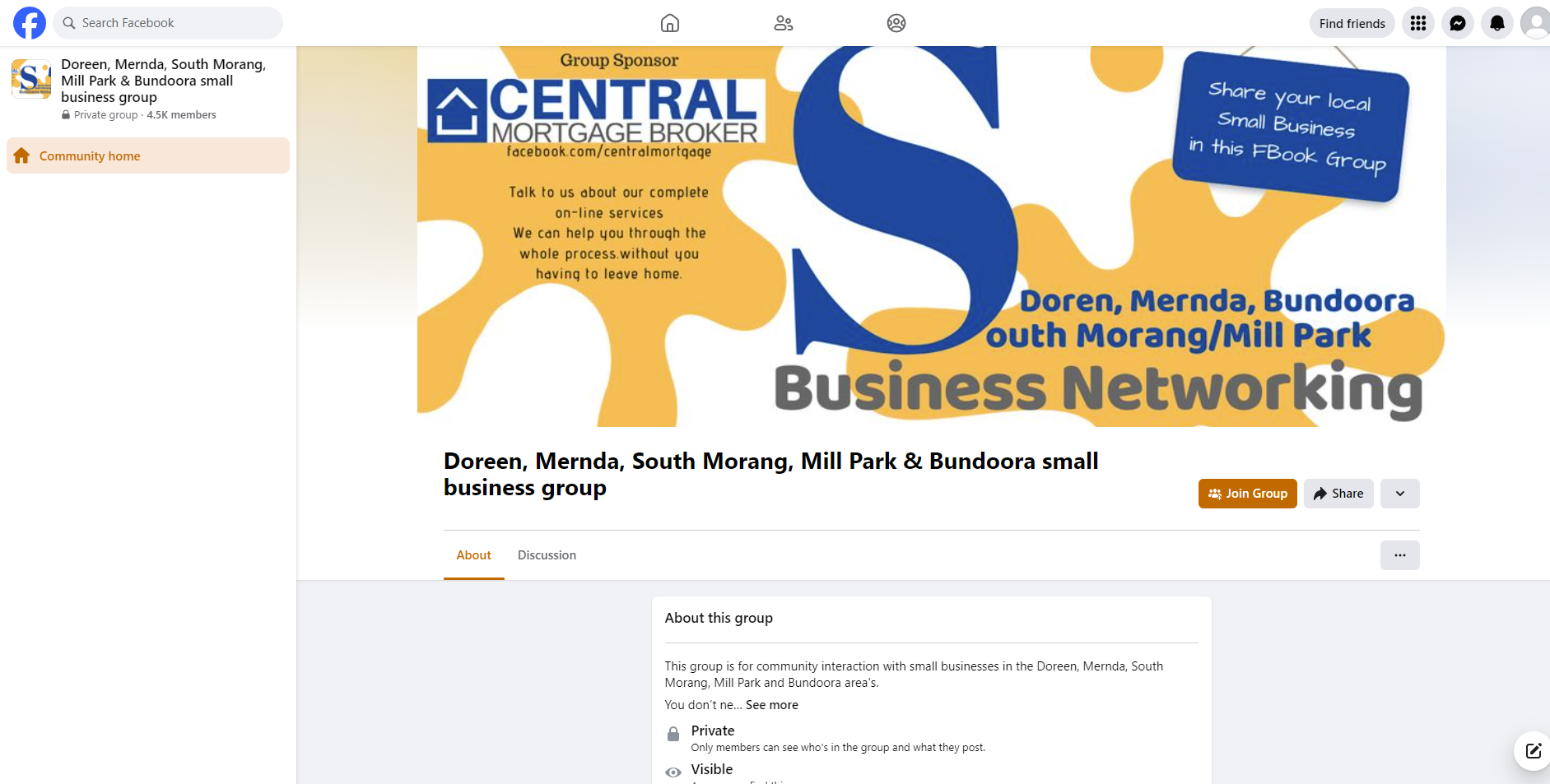 Doreen, Mernda, South Morang, Mill Park & Bundoora Small Business Group
