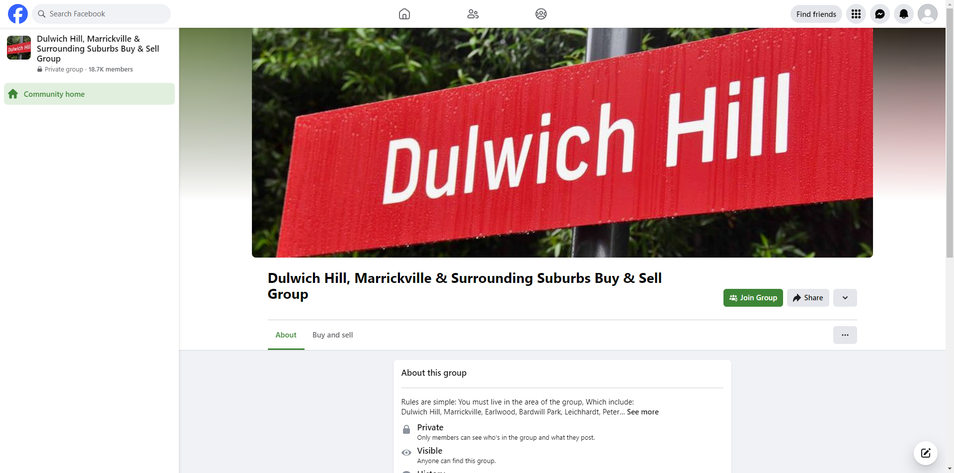 Dulwich Hill, Marrickville & Surrounding Suburbs Buy & Sell Group