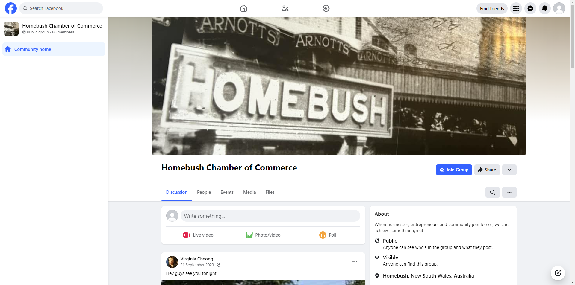 Homebush Chamber of Commerce