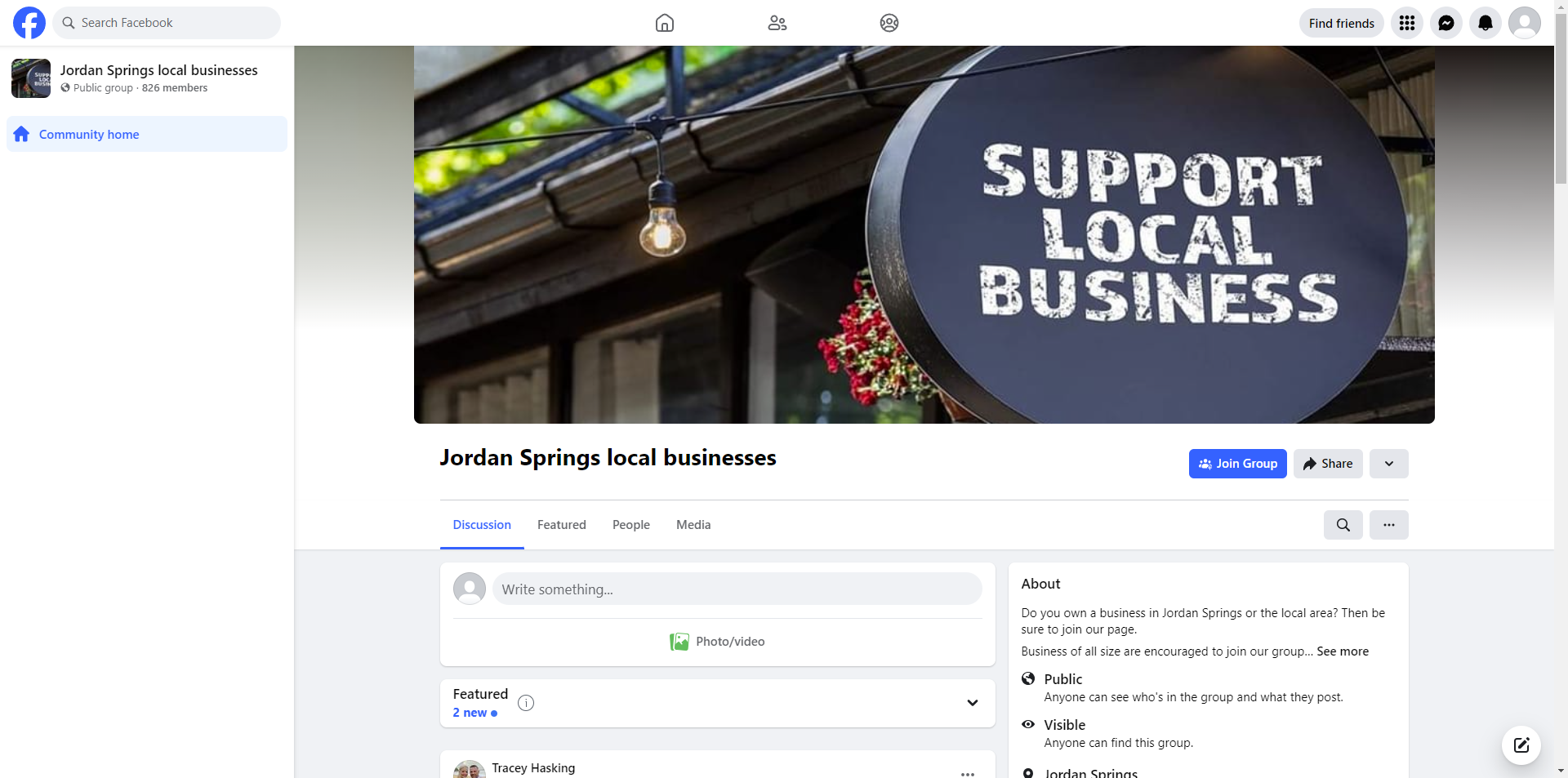 Jordan Springs Local Businesses