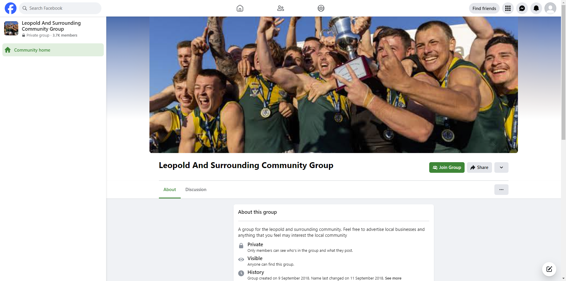 Leopold and Surrounding Community Group