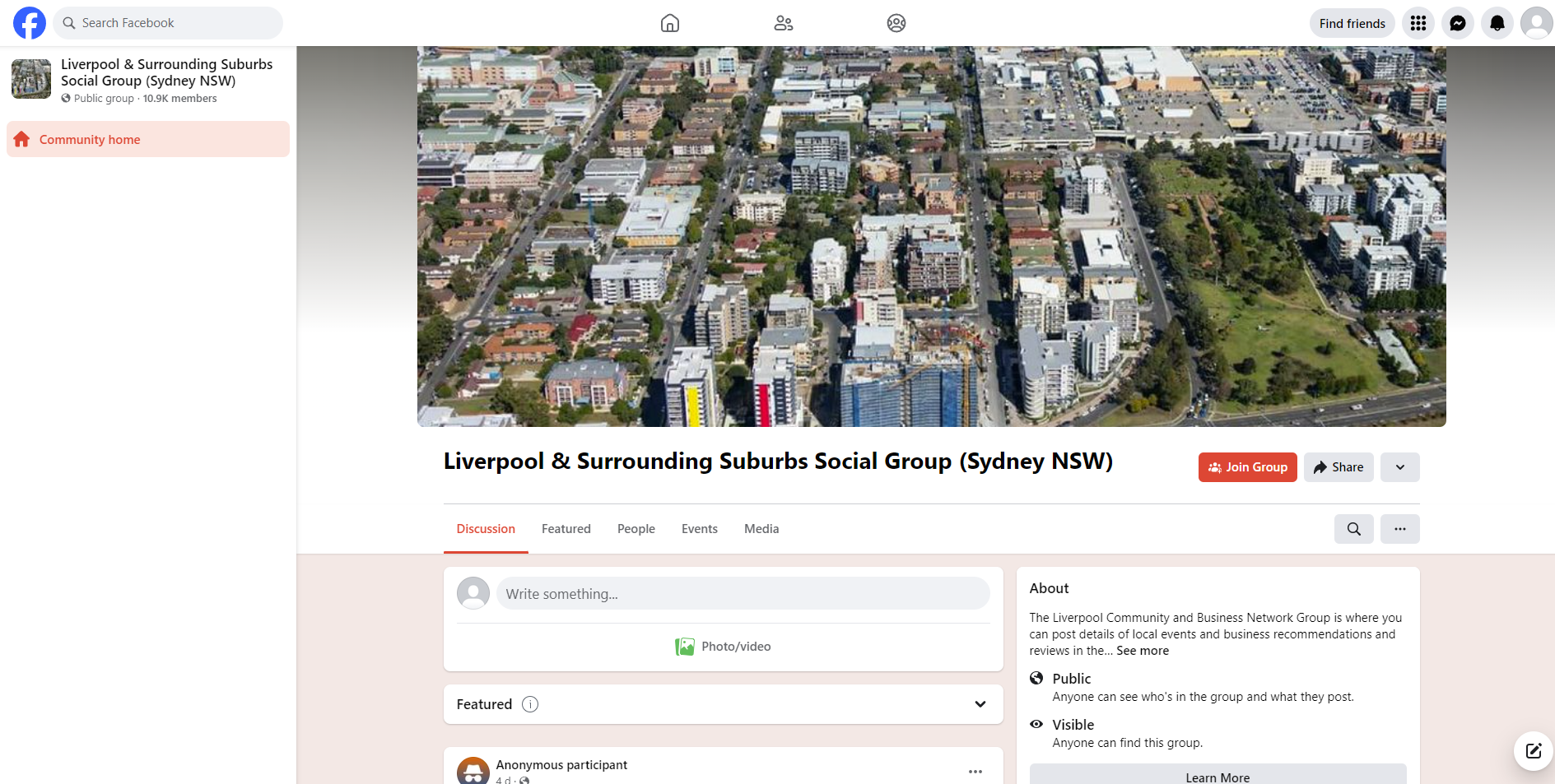 Liverpool & Surrounding Suburbs Social Group (Sydney NSW)