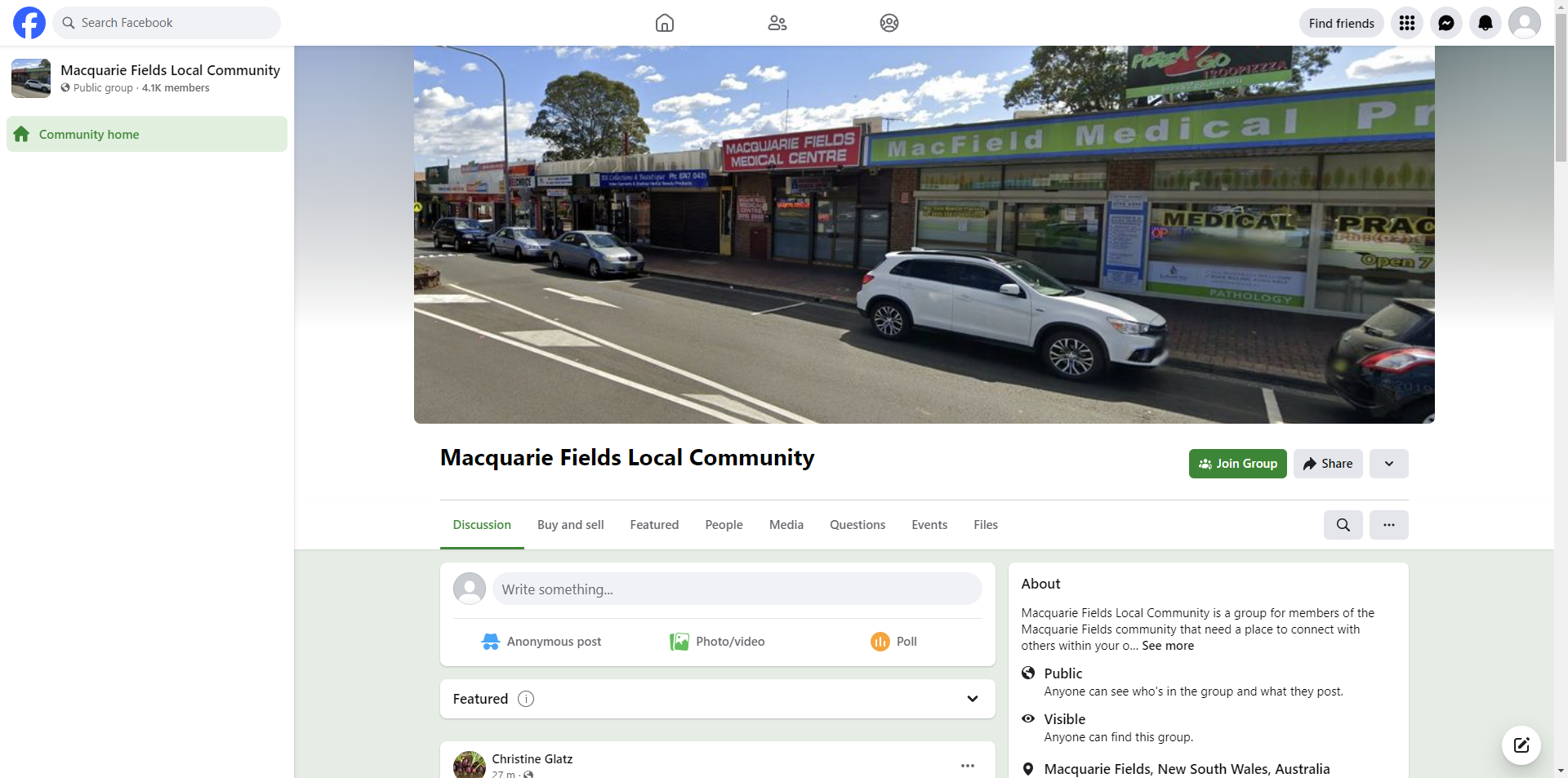 Macquarie Fields Local Community