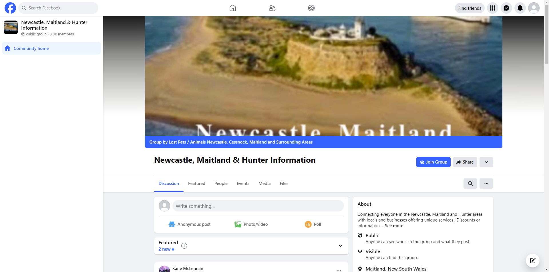 Newcastle, Maitland & Hunter Information