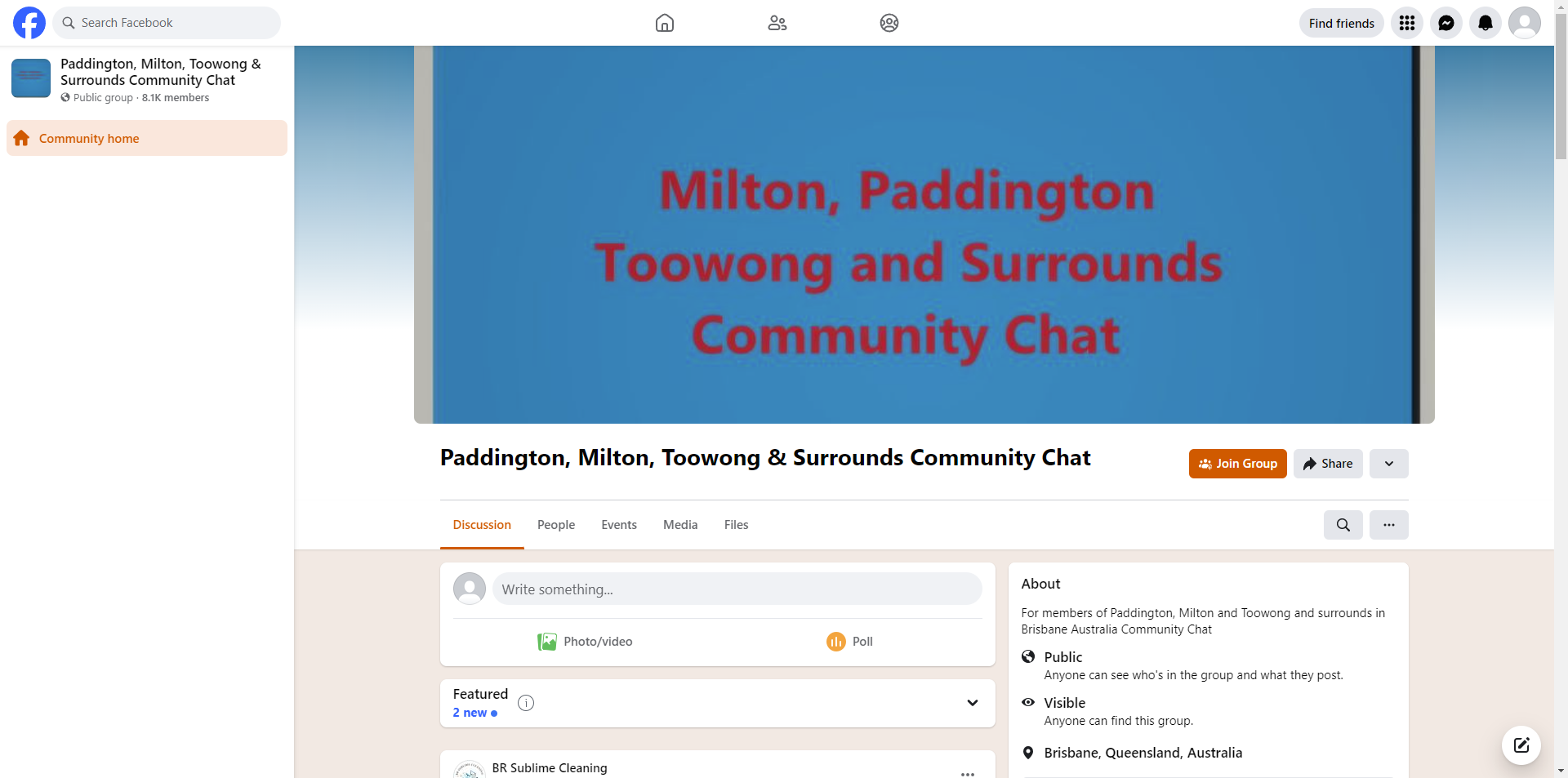 Paddington, Milton, Toowong & Surrounds Community Chat