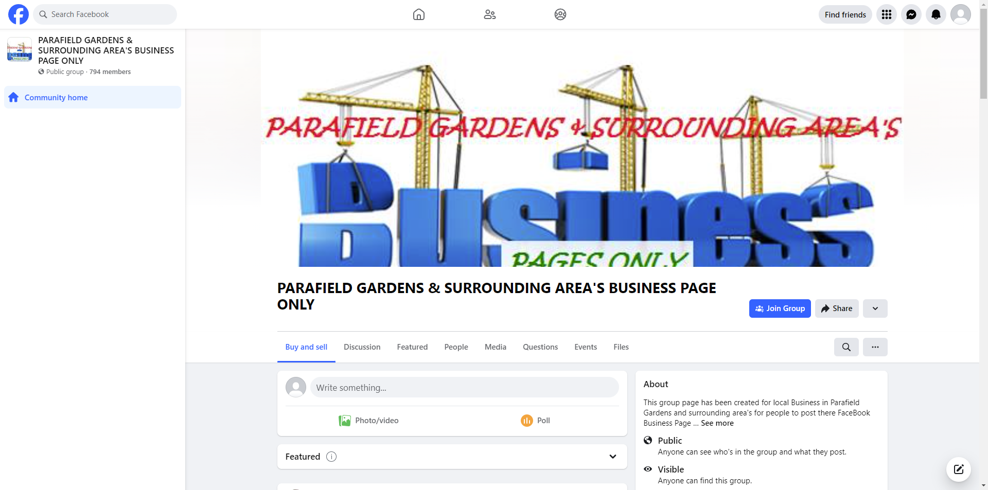 Parafield Gardens & Surrounding Areas Business Page Only