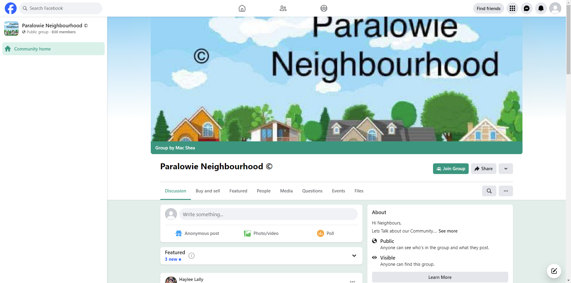 Paralowie Neighbourhood