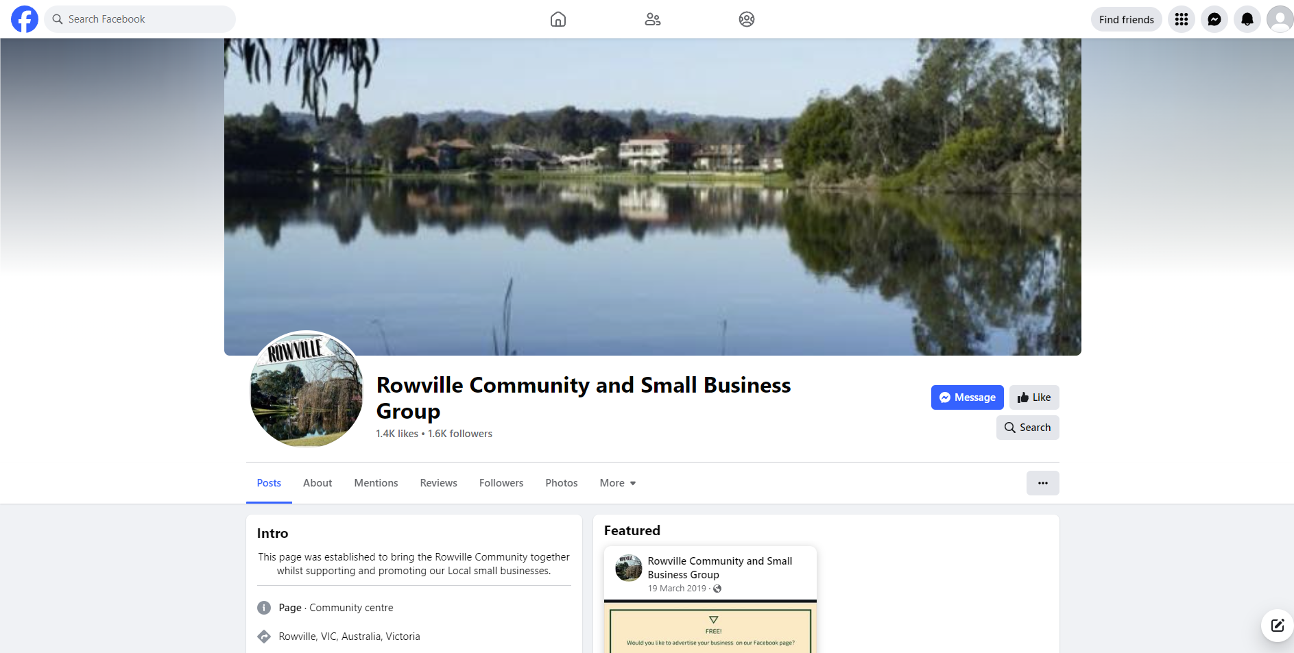 Rowville Community and Small Business Group
