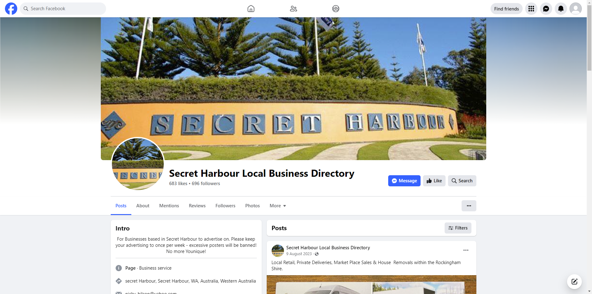 Secret Harbour Local Business Directory