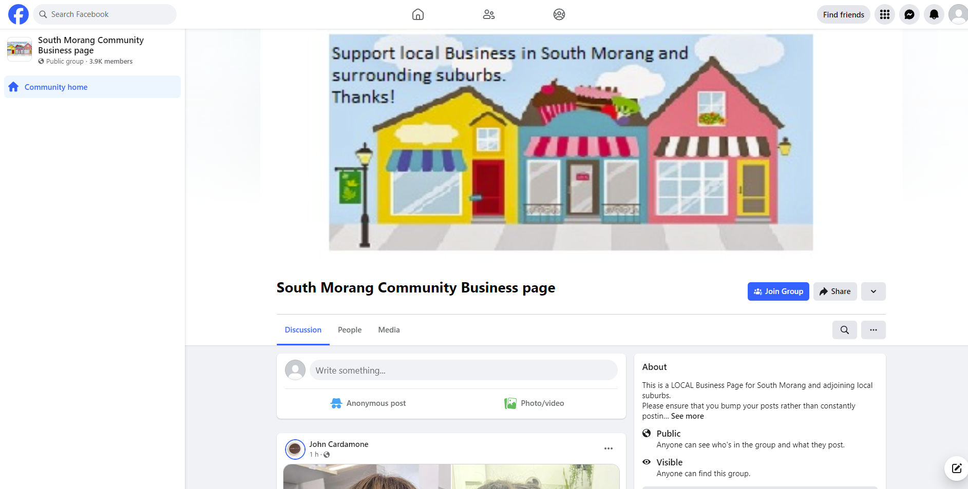 South Morang Community Business Page