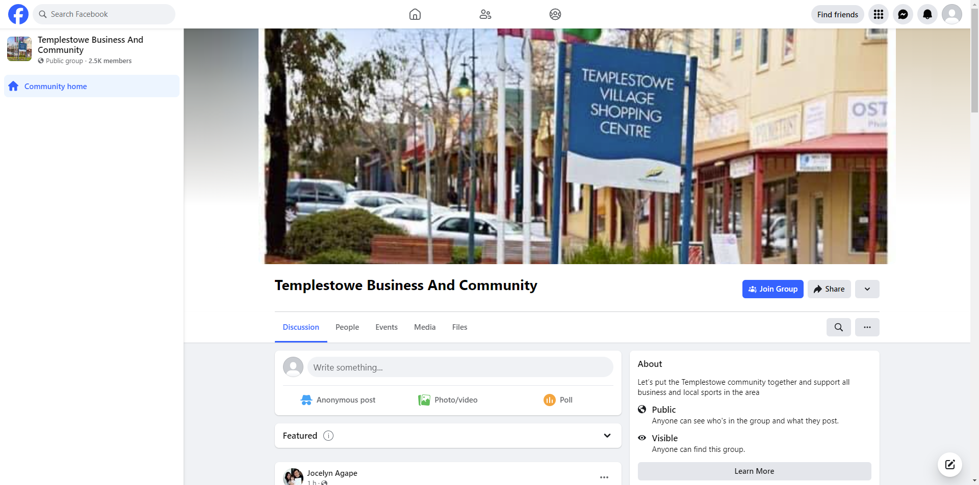 Templestowe Business and Community