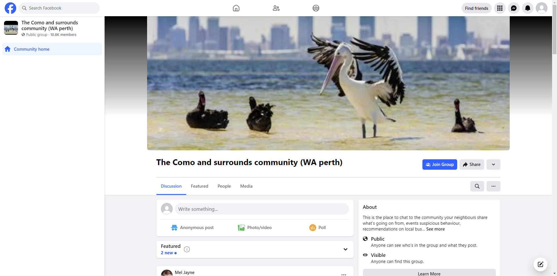 The Como and Surrounds Community (WA Perth)