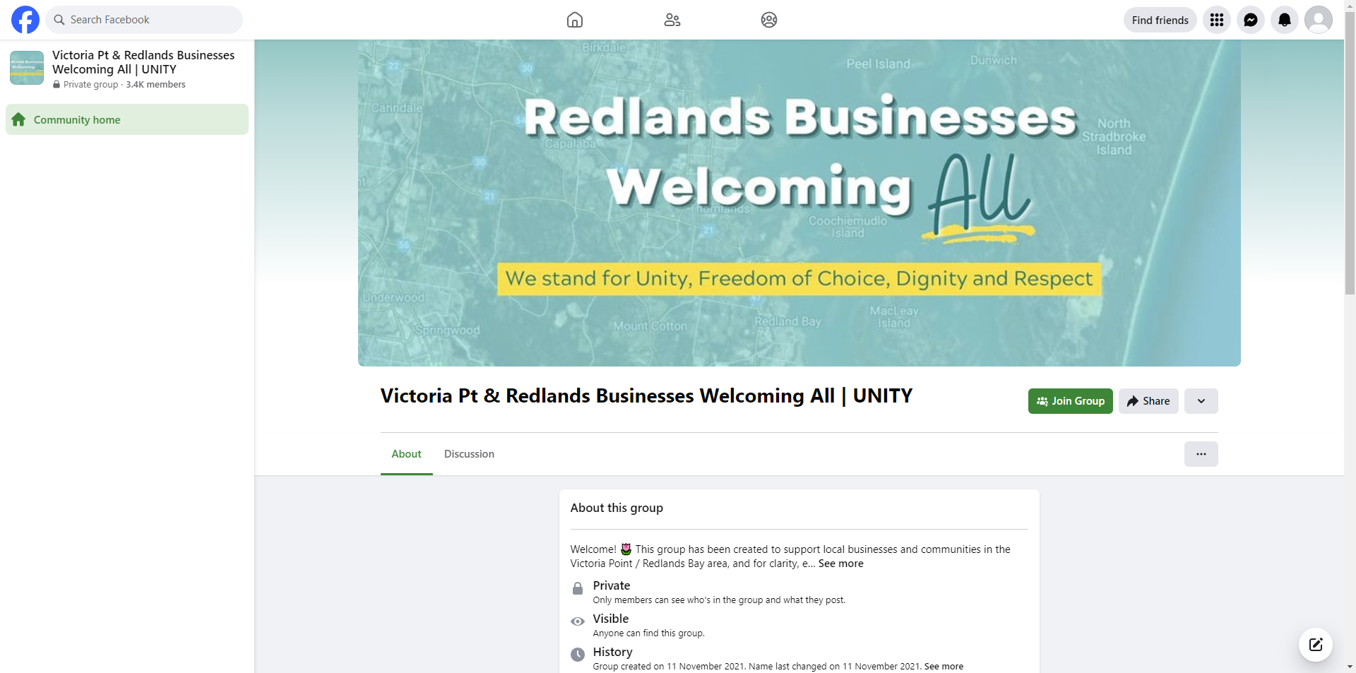 Victoria Pt & Redlands Businesses Welcoming All | UNITY