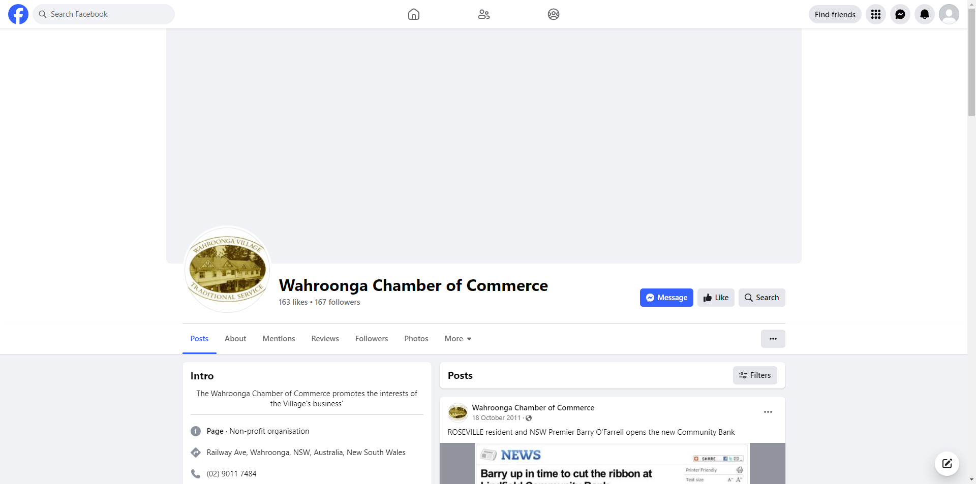 Wahroonga Chamber of Commerce