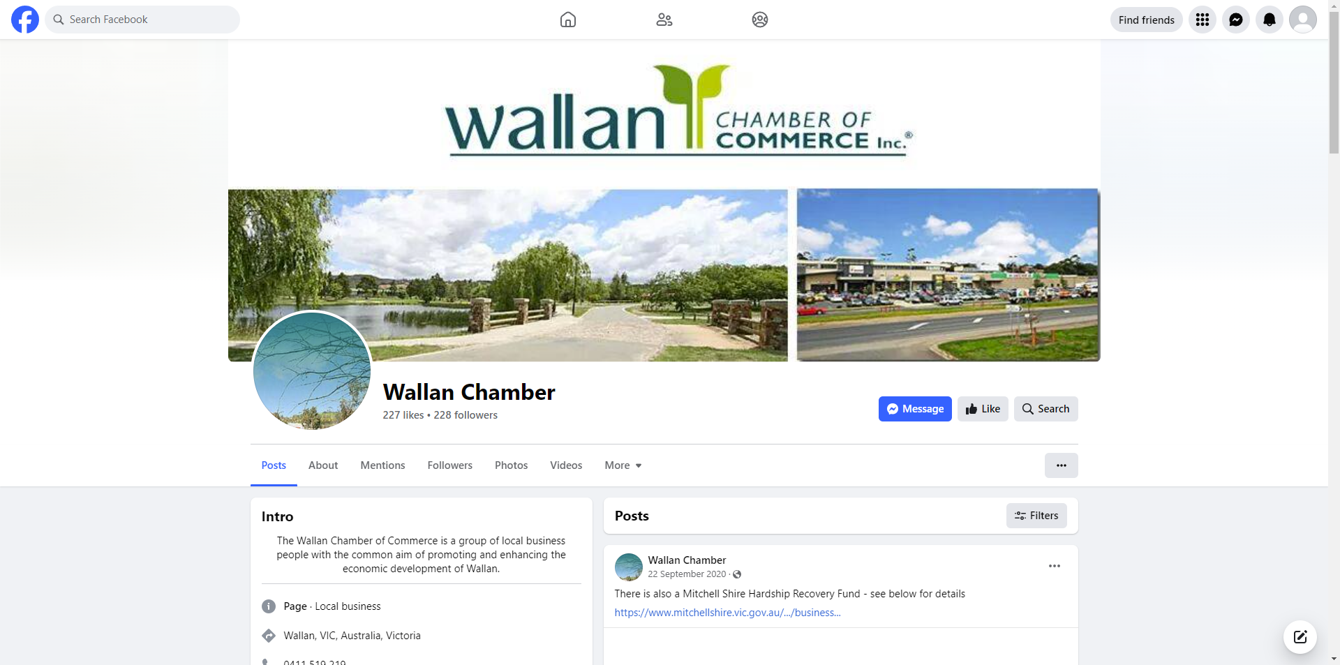 Wallam Chamber of Commerce