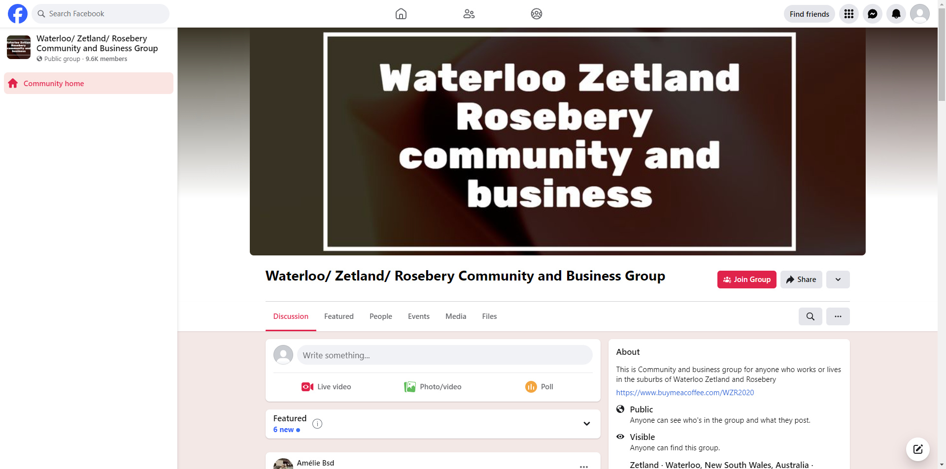 Zetland/Rosebery Community and Business Group