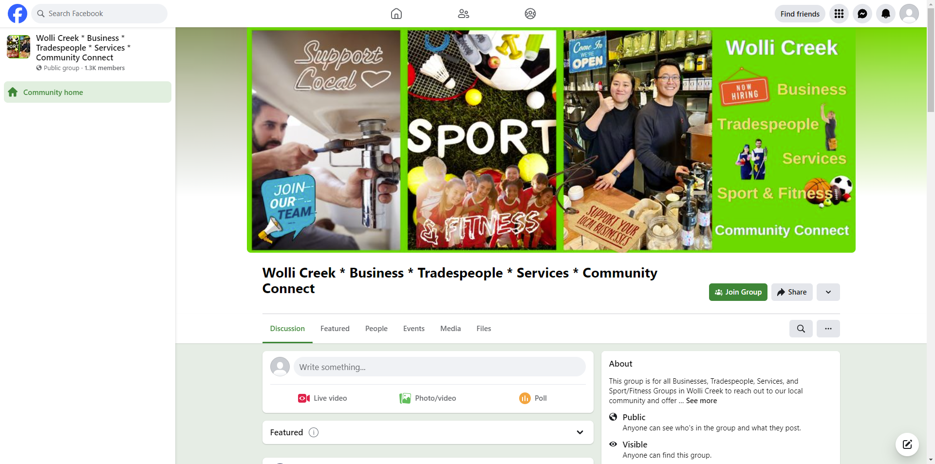 Wolli Creek * Business * Tradespeople * Services * Community Connect