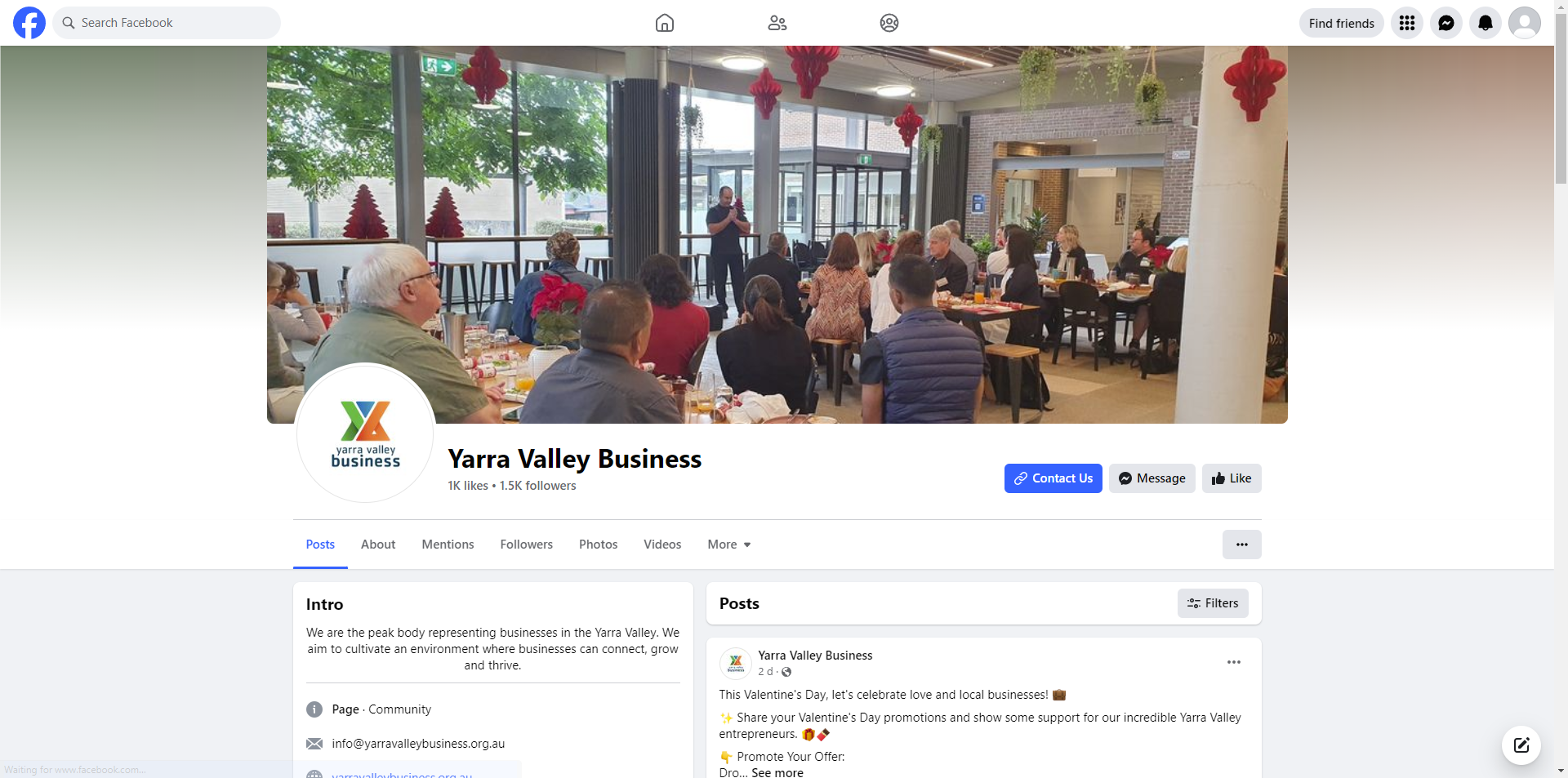 Yarra Valley Business