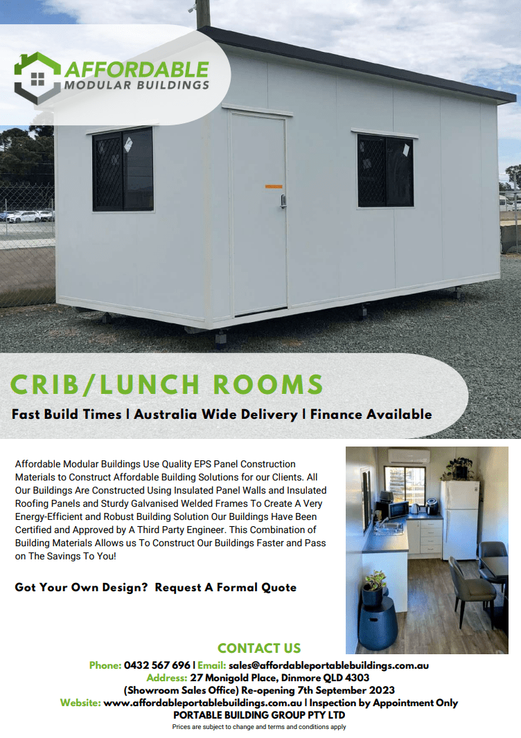 CribLunch Room - Pricing Catalogue 2023
