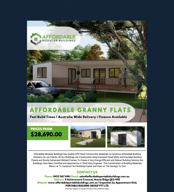 Portable Granny Flats In Townsville, 4810 - Unbeatable Prices!